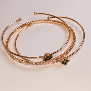 7 Charming Sisters “Chatterbox” Bracelet Set – Rose Gold Tone – New with Tags
